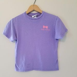 Simply Southern | Youth Girls Purple Elephant T
